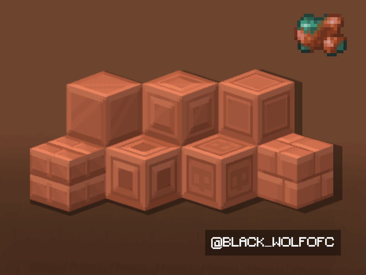 Copper Blocks
#minecraft #Blockbench #pixelart