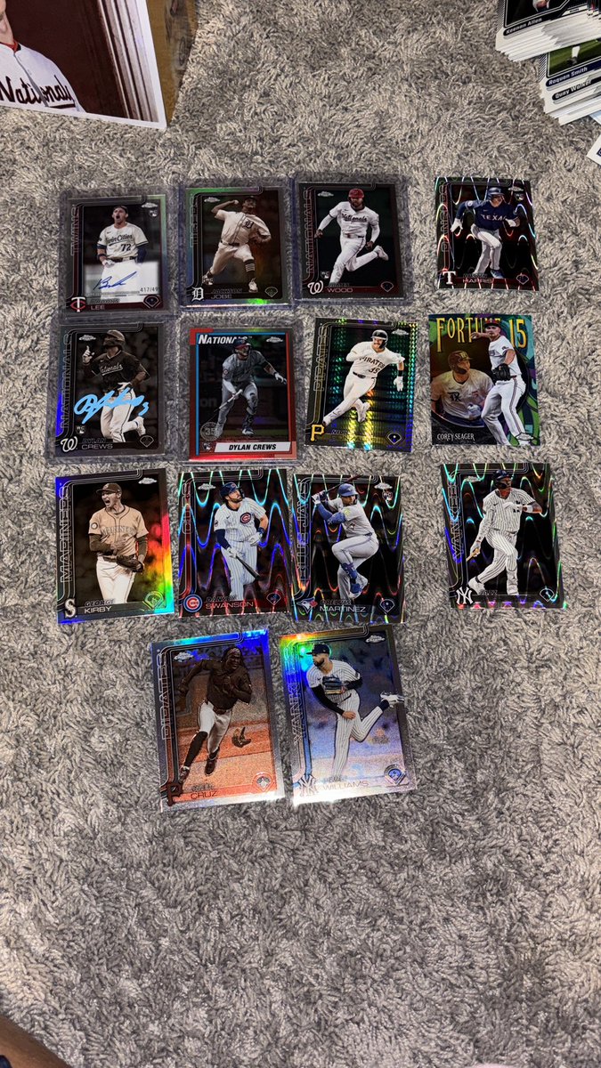 Hits from a blaster! Ripped in the car on the way to the nats game! Hit the crews sepia and had field access so got it signed. Got multiple guys today including wood and Soto! Crews is not for sale. <a href="/CardPurchaser/">Card Purchaser</a> <a href="/ALTPEPEEEEEEE/">MEGACARDINVESTOR</a>