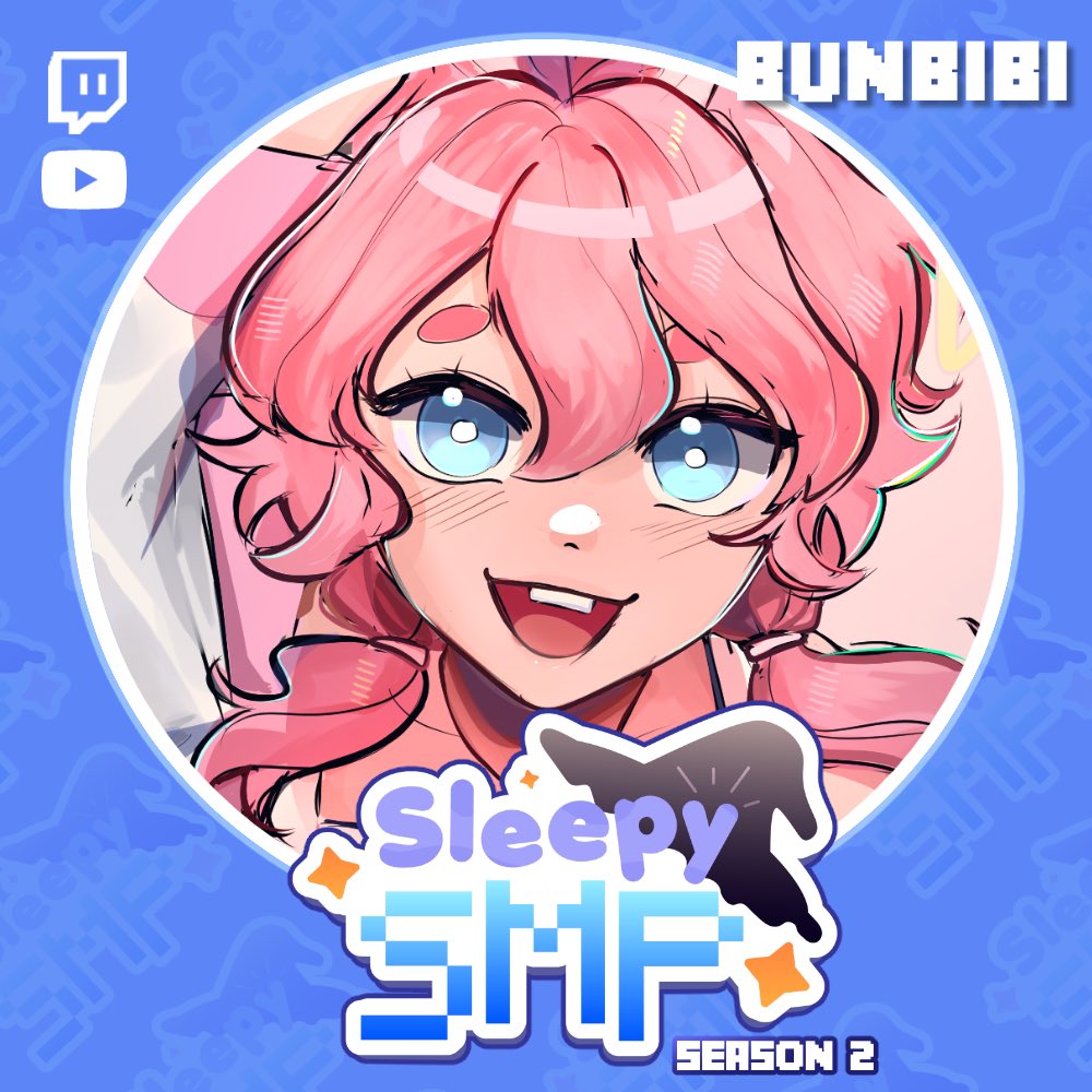 Bibi 🐰 🩷 | BUNNY VTUBER (@bunbibis) on Twitter photo Hai everybunny! I’m excited to announce that I’ll be a part of the SLEEPYSMP! I’ll try to stream it anytime I can but if not I’ll definitely record and make it into a video ^_^!
Hosted by: <a href="/sleepydewpad/">Dew【 P-Uni🌸 】</a>
Overlay and logo: <a href="/Koihai_/">Koihai 🌹🦇</a>
Art: <a href="/zqmine/">zqmine 📼🍷||comms open</a>
#SleepySMP #Vtuber Hai everybunny! I’m excited to announce that I’ll be a part of the SLEEPYSMP! I’ll try to stream it anytime I can but if not I’ll definitely record and make it into a video ^_^!
Hosted by: <a href="/sleepydewpad/">Dew【 P-Uni🌸 】</a>
Overlay and logo: <a href="/Koihai_/">Koihai 🌹🦇</a>
Art: <a href="/zqmine/">zqmine 📼🍷||comms open</a>
#SleepySMP #Vtuber