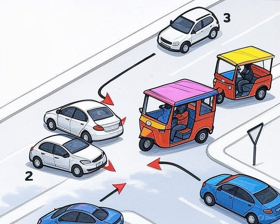 E-Rikshaw will go first!