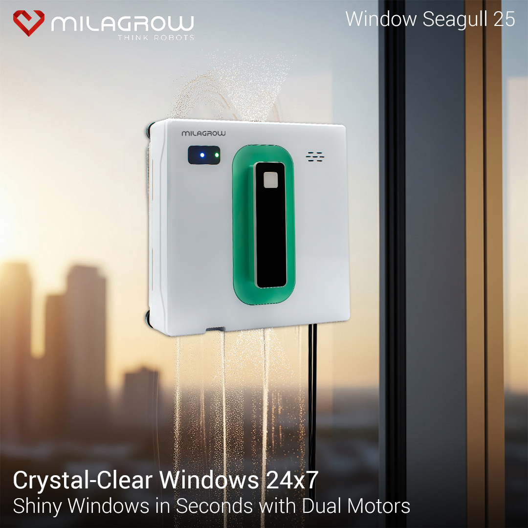✨ Dual-Motor Technology makes your windows shine within seconds! Enjoy crystal-clear views with fast, streak-free cleaning.
Shop Now: zurl.co/ntXFl

#SmartCleaning #DualMotorTech #SparklingWindows #EffortlessCleaning #ClearView #WindowRobot #WindowCleaning #Milagrow