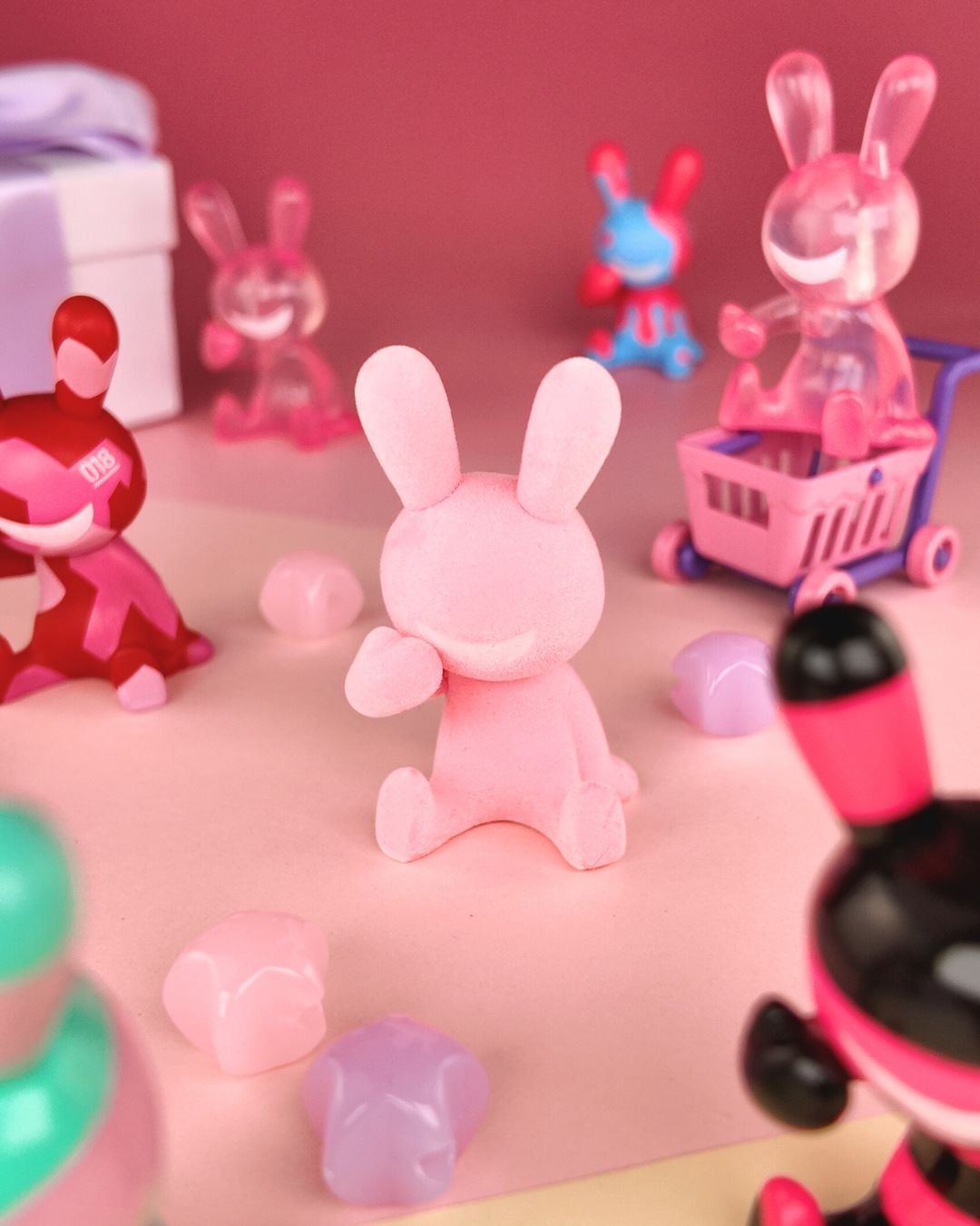 BLACKRABBiT クリアーバージョン　ブラックラビット　初期　蛍光ピンク BLACKRABBiT クリアーバージョン ブラックラビット 初期 蛍光ピンク