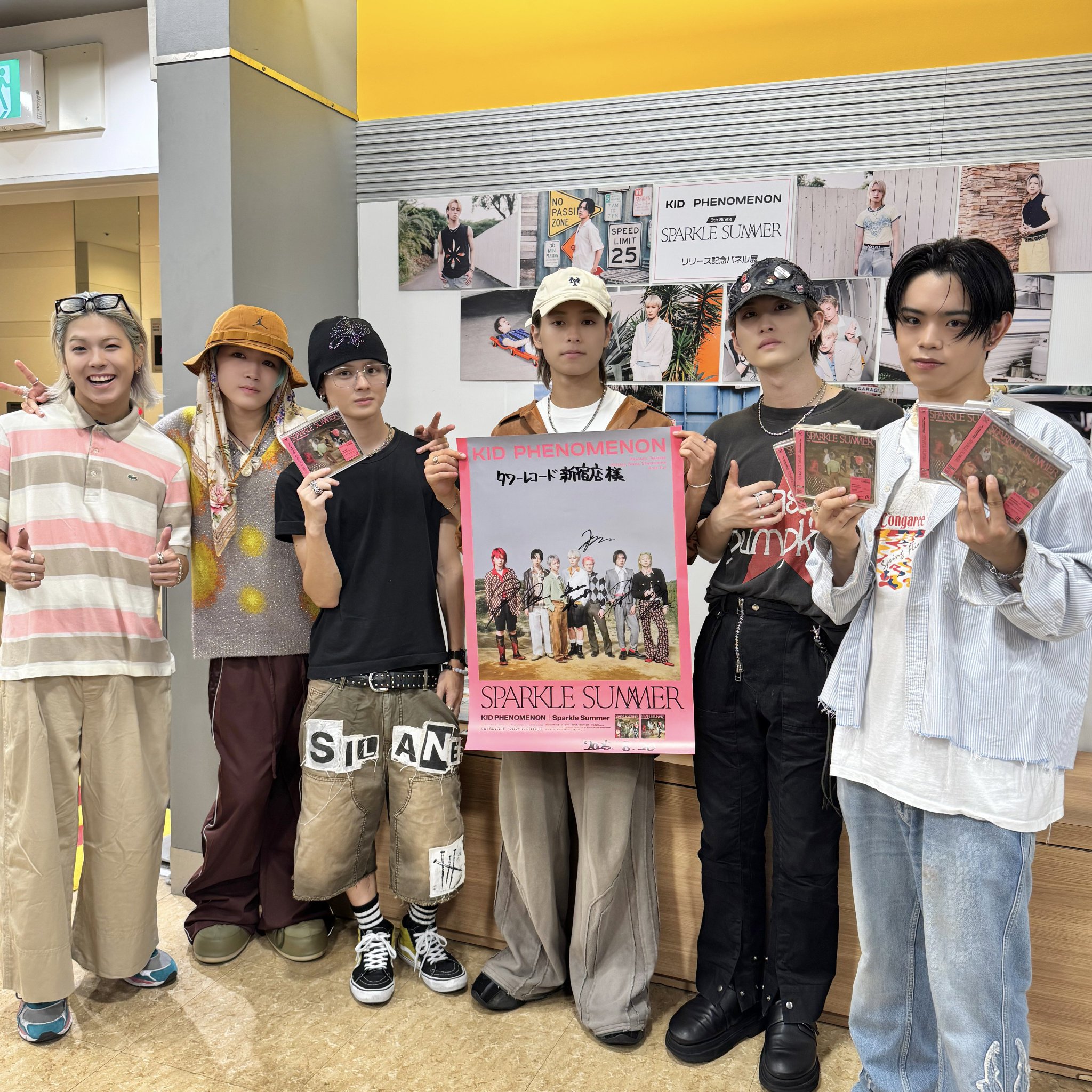 KID PHENOMENON SPARKLE SUMMER　タワレコ　パネル2 KID PHENOMENON OFFICIAL FAN CLUB