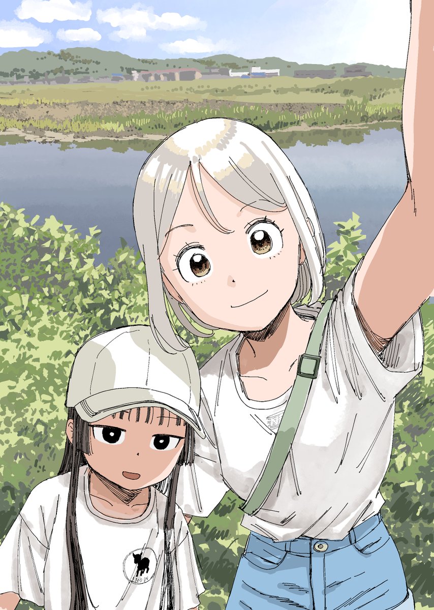 タイミング逃してしまって今さらなんですが
「サボタージュ・サマー」をご愛読いただきありがとうございました☀

皆さまの応援のおかげで最後まで楽しんで描くことができました！

次回作も頑張りますので応援よろしくお願いします🌴

いつかまたミナトとランが一緒に暮らせる日が来ますように🙏🌻