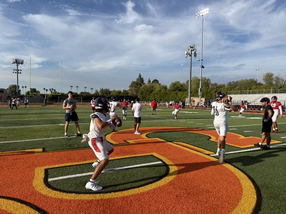 Cody Cameron (@codytcameron) on Twitter photo Mock broadcast prepping for Week 1 of the <a href="/Fiesta_Bowl/">Fiesta Sports Foundation</a> High School Football Showdown next week on <a href="/CW7Arizona/">CW7AZ</a>. Appreciate <a href="/AaronFrana/">Aaron Frana</a> for letting <a href="/Jody_Jackson/">Jody Jackson</a> and I utilize the press box during the <a href="/CdS_AztecsFB/">Corona del Sol Football</a> <a href="/HighlandHawksFB/">Highland Hawks Football</a> <a href="/RedMtnFootball/">Red Mtn Football</a> <a href="/Cehsfootball/">Centennial Coyotes Football</a> scrimmage. Mock broadcast prepping for Week 1 of the <a href="/Fiesta_Bowl/">Fiesta Sports Foundation</a> High School Football Showdown next week on <a href="/CW7Arizona/">CW7AZ</a>. Appreciate <a href="/AaronFrana/">Aaron Frana</a> for letting <a href="/Jody_Jackson/">Jody Jackson</a> and I utilize the press box during the <a href="/CdS_AztecsFB/">Corona del Sol Football</a> <a href="/HighlandHawksFB/">Highland Hawks Football</a> <a href="/RedMtnFootball/">Red Mtn Football</a> <a href="/Cehsfootball/">Centennial Coyotes Football</a> scrimmage.