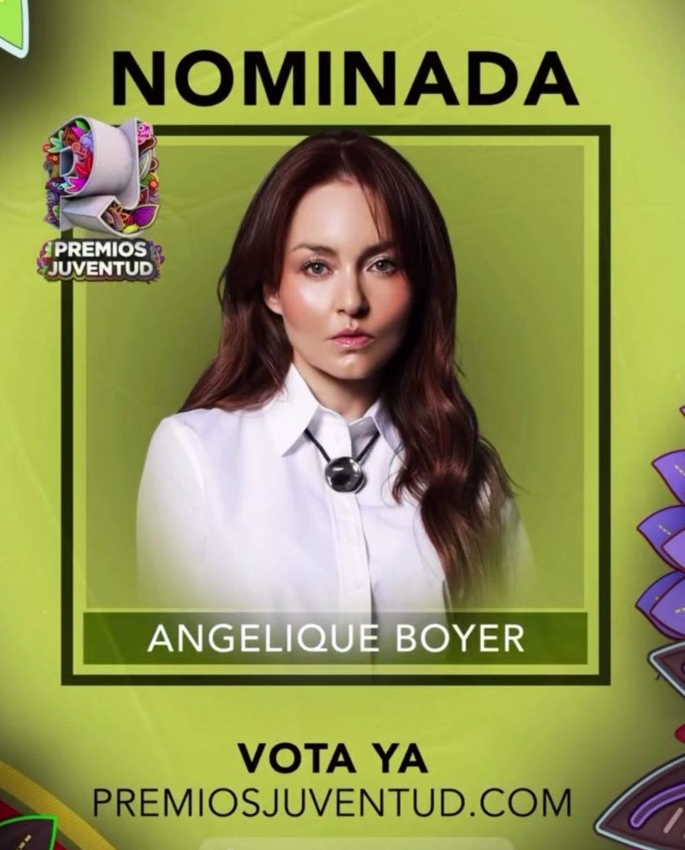 OrneHoyer's tweet photo. Felicidades @Anboy88
Nominada a #PremiosJuventud
#VotaYa 👇 https://t.co/gF433ouz9o