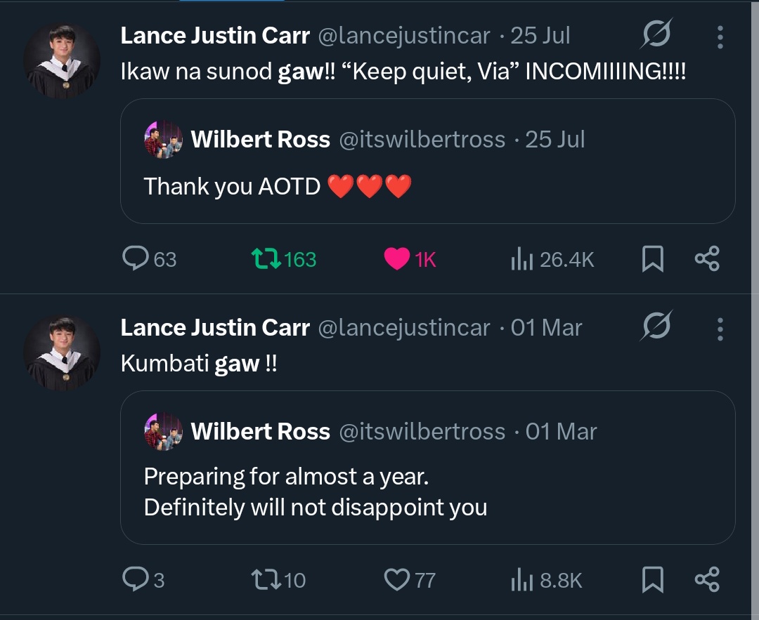 maryahuyo's tweet image. oh how i love seeing the love and support univerkada have for each other 🥹❤️‍🩹 #gsot