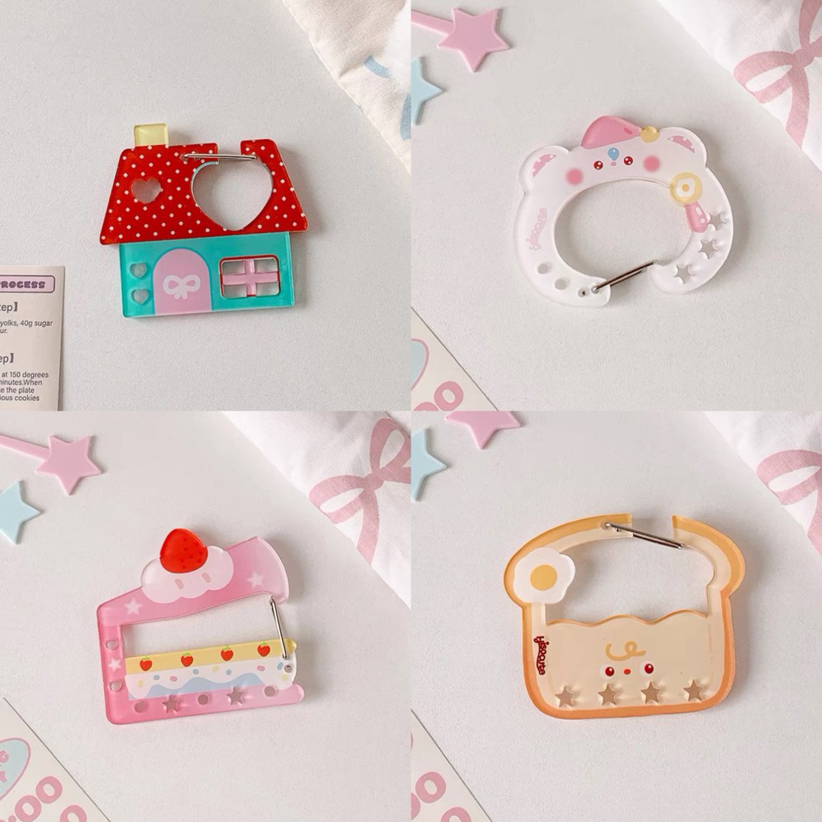 ADORJAEY's tweet image. ready stock carabiner acrylic 🛋️𓂃ִֶָ࣪。

🏷️ only 20k
📍 dom malang
🛒 link: id.shp.ee/yQpoKbD
🚚 pengiriman hanya melalui Shopee

limited stock 📦 ꩜ .ᐟ ⋆ ˚｡⋆୨୧˚