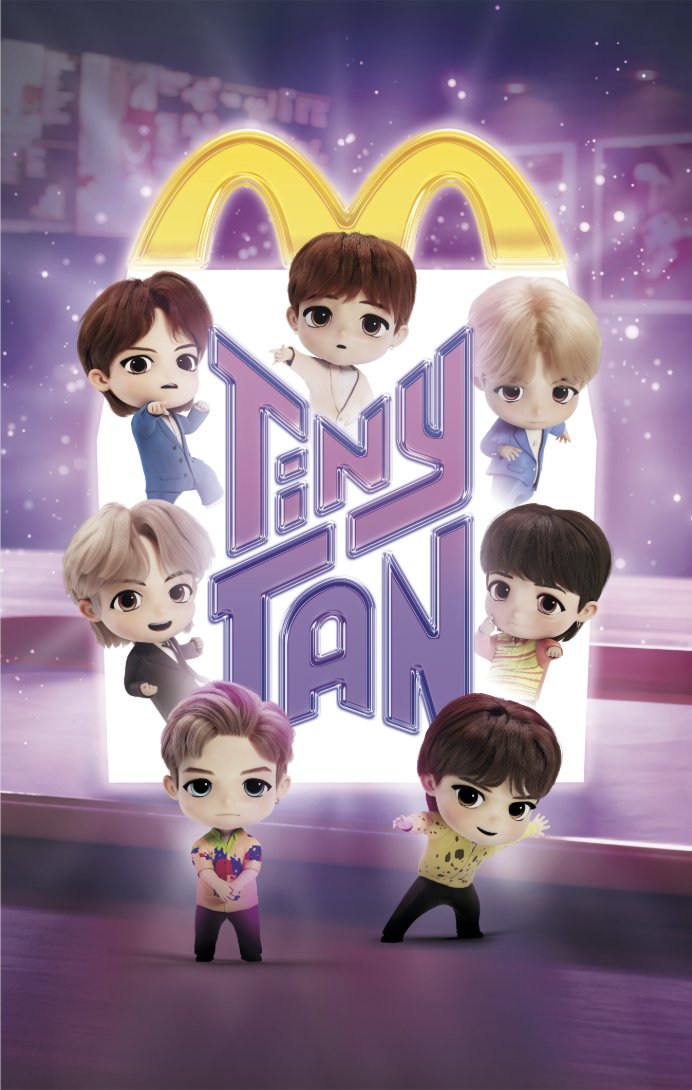 According to the McDonald's website, there will be 2 sets of TinyTan Happy Meal toys: the Throwback Edition on Sept 3  in which they'll be wearing the outfits they wore for the BTS meal ads in 2021, and an Encore Edition on Sept 23 in which they'll be wearing "outfits that nod to