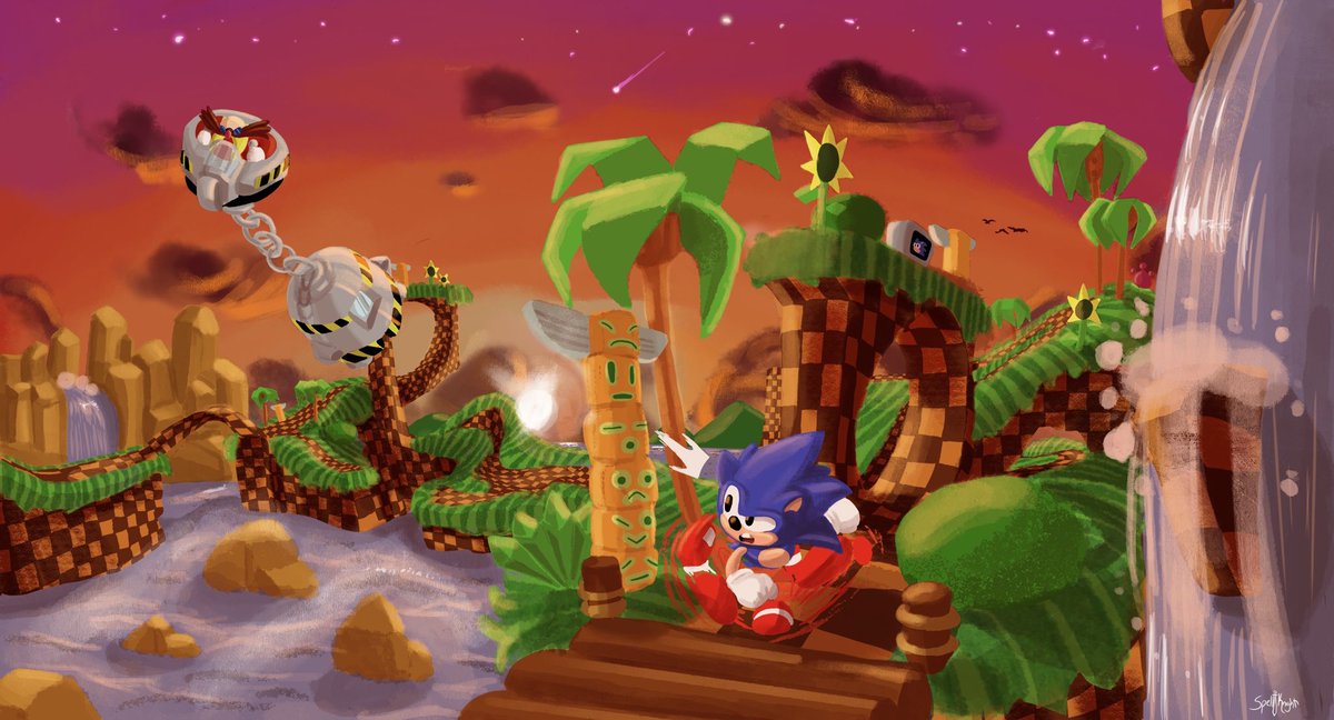 SpellKnightt's tweet image. Redraw from 6 years ago! Pushing past perfectionism to post this, and more works coming soon!
#SonicTheHedgehog #sega #Procreate #digitalartwork