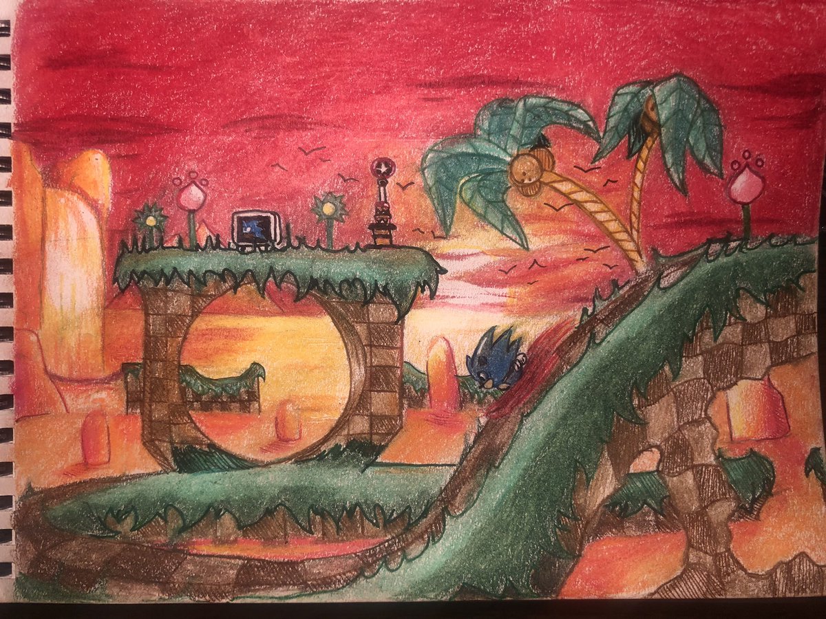 SpellKnightt's tweet image. Redraw from 6 years ago! Pushing past perfectionism to post this, and more works coming soon!
#SonicTheHedgehog #sega #Procreate #digitalartwork