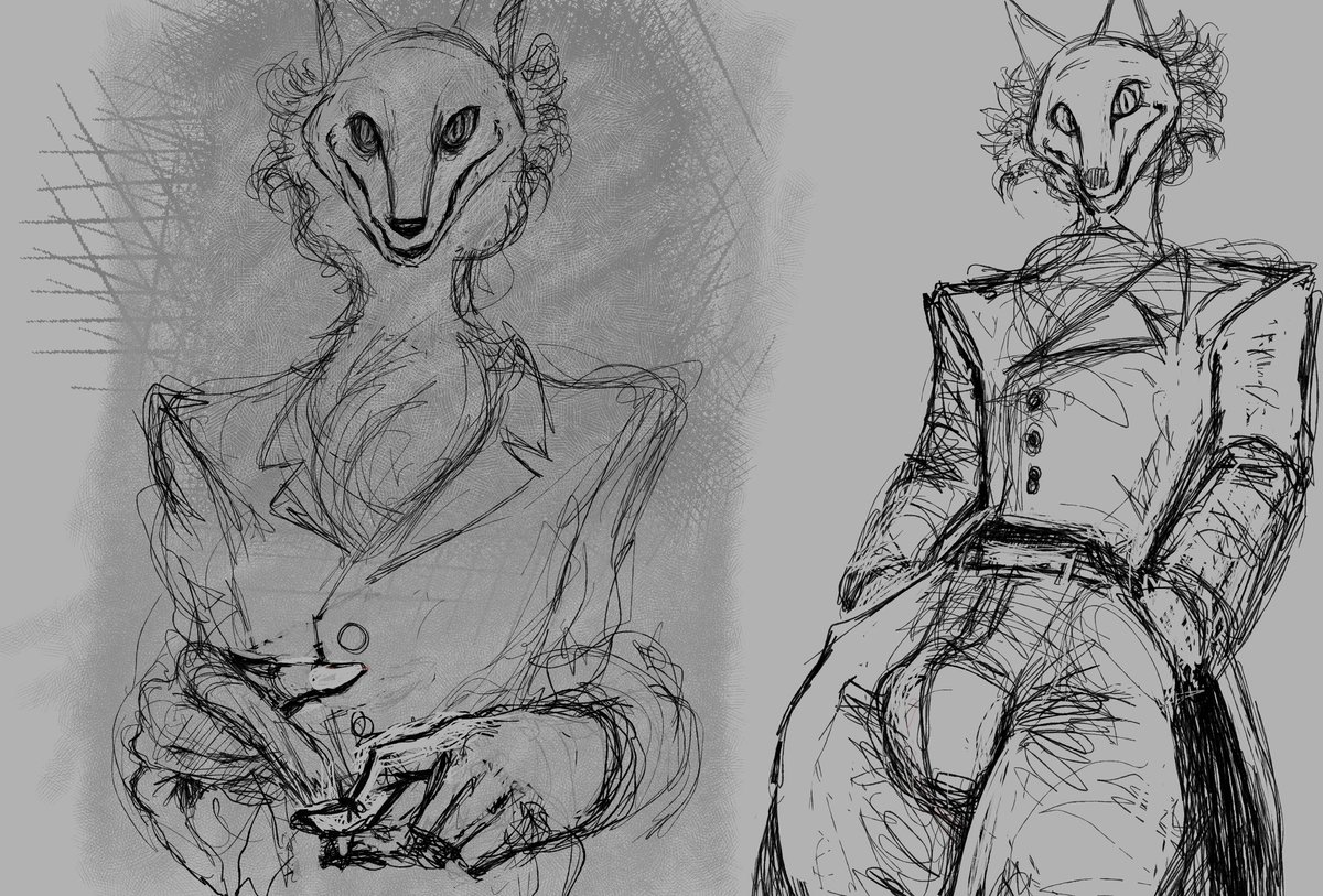 Made my own pocket cat inspired guy :P Mr. Fox