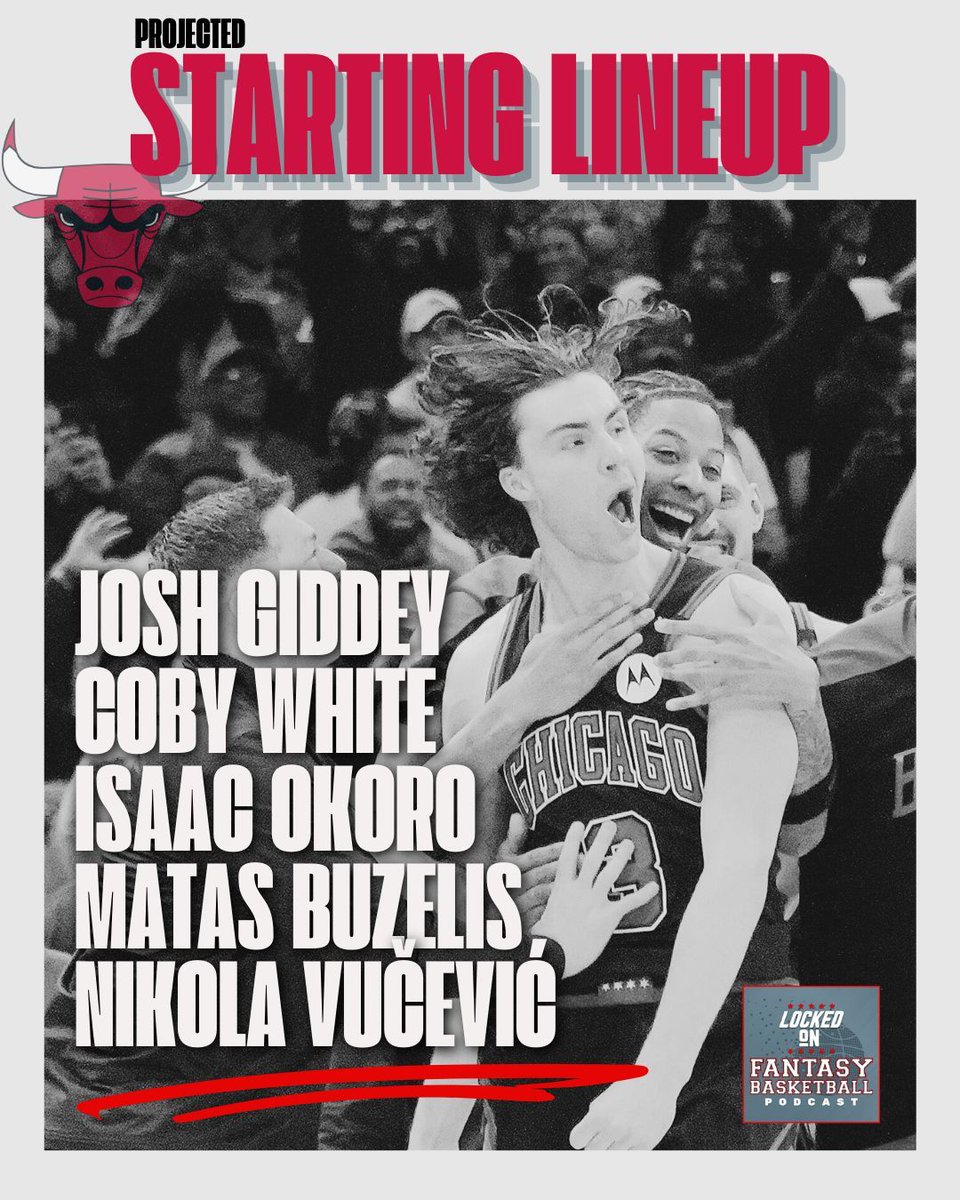 Two main questions - is it Okoro, Huerter, or Williams. And will Vucevic even play a minute for the Bulls. Actually three - when is Giddey signing
#NBA