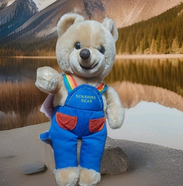Amazingthrifts's tweet image. Check out 1979 #Knickerbocker #Sunshine #Bear 14"  ebay.us/m/pcYWH5 #eBay via @eBay