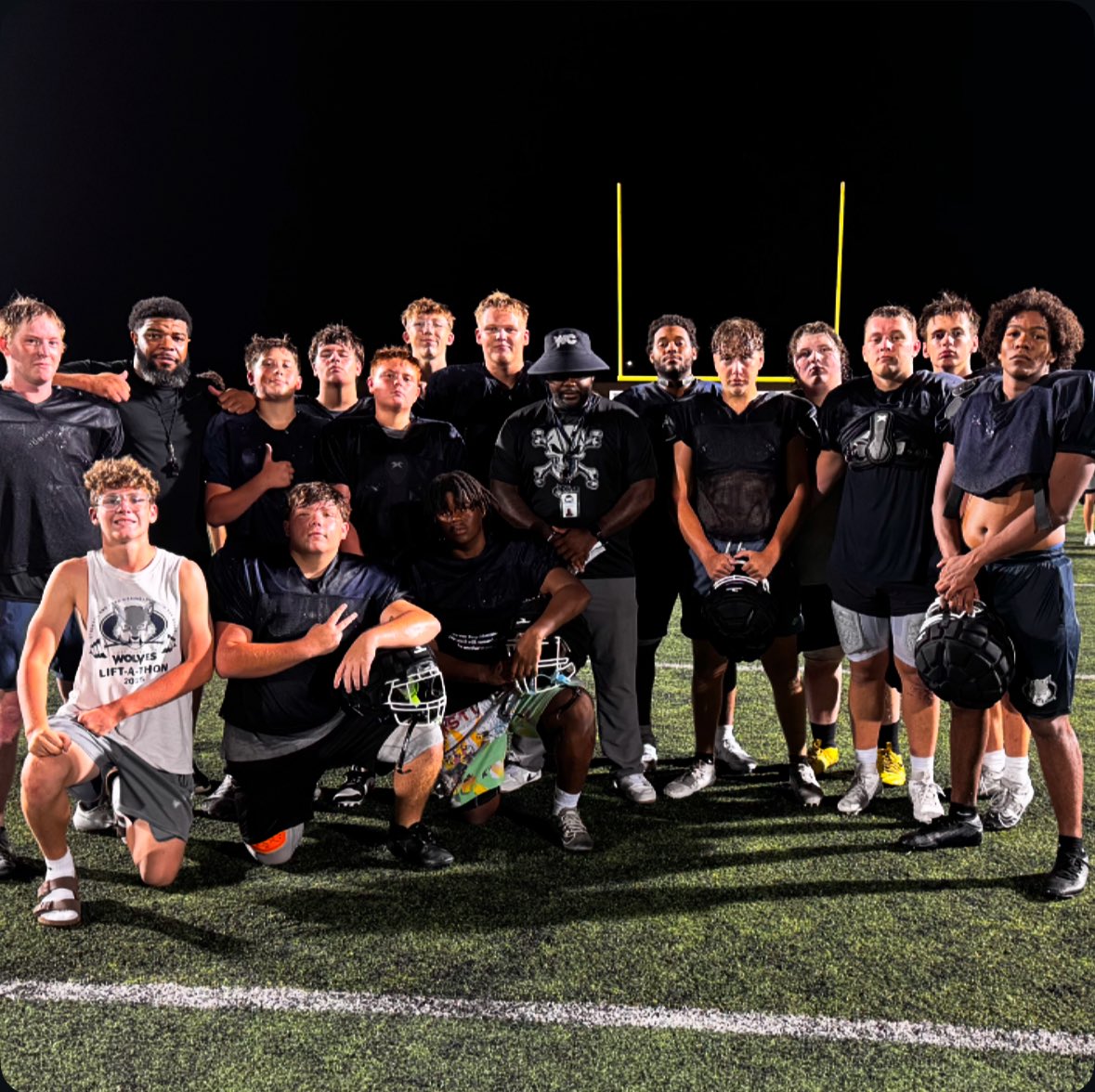 The evening hunt was successful. We got better today. Go Wolves!