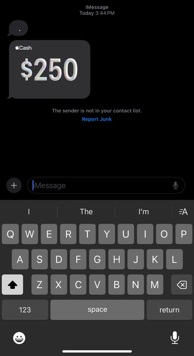 This the only message so love getting like keep sending it in guess I’ll do job applications all day today 😍