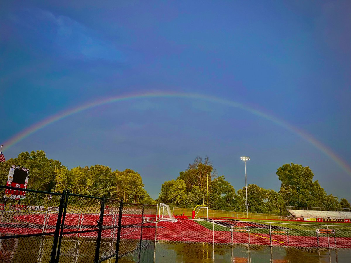 Making rainbows out of rain storms …