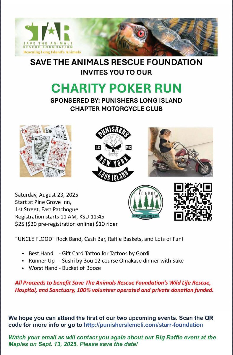 STAR_Fdn's tweet image. Calling all #NewYork #motorcycle riders ! Come support a great cause. #wildlife #charity