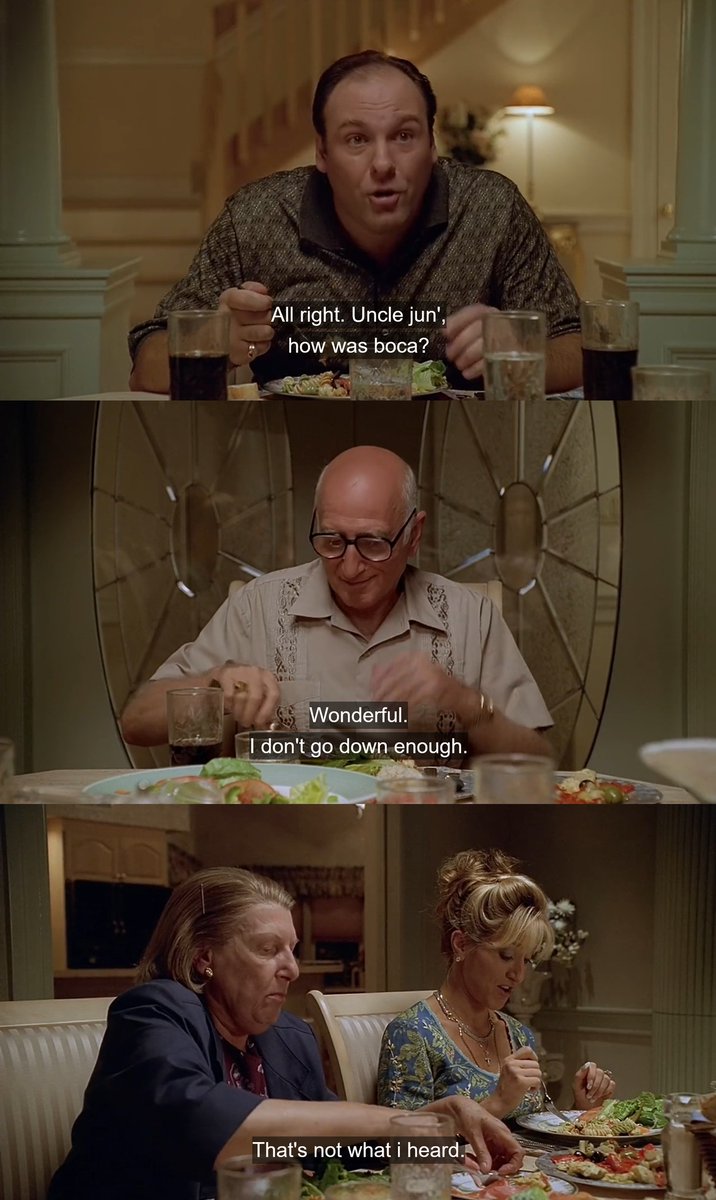 Bestofsopranos's tweet photo. https://t.co/ayTumQucur
