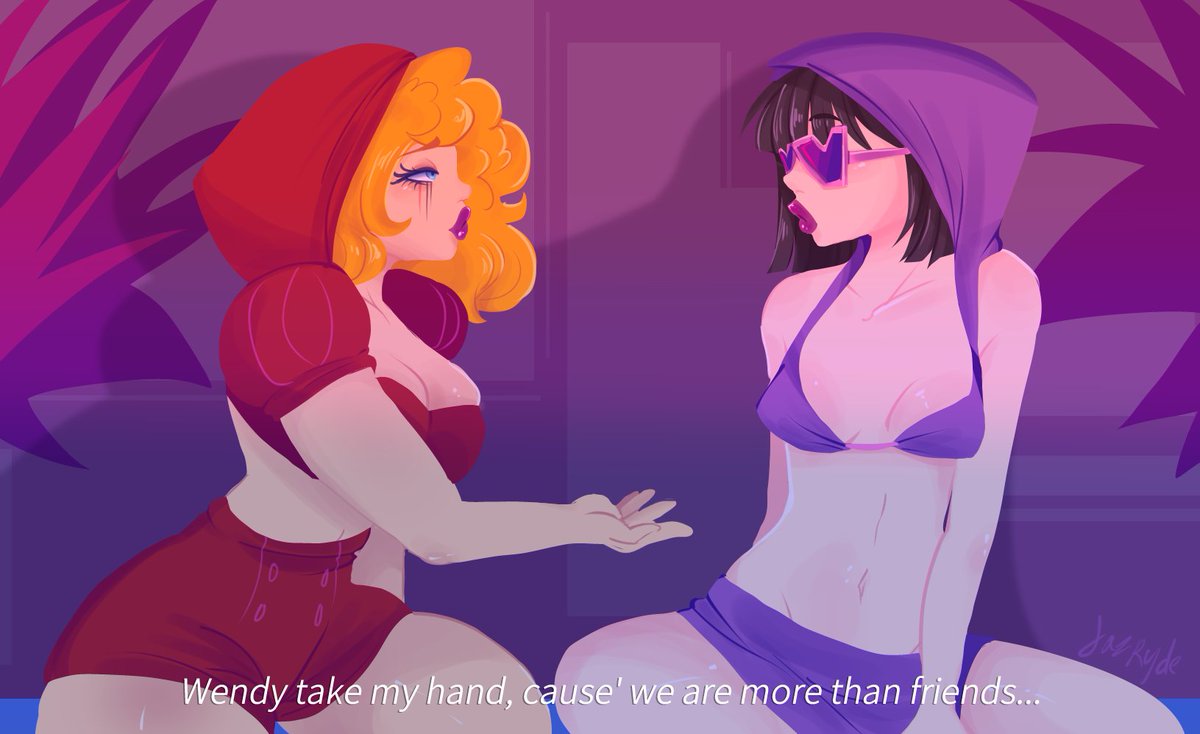 EldritchGato's tweet photo. "Wendy darling, you're my best friend..." 
#sptwt #spbendy #spbebe #spwendy https://t.co/PCYFm665Um