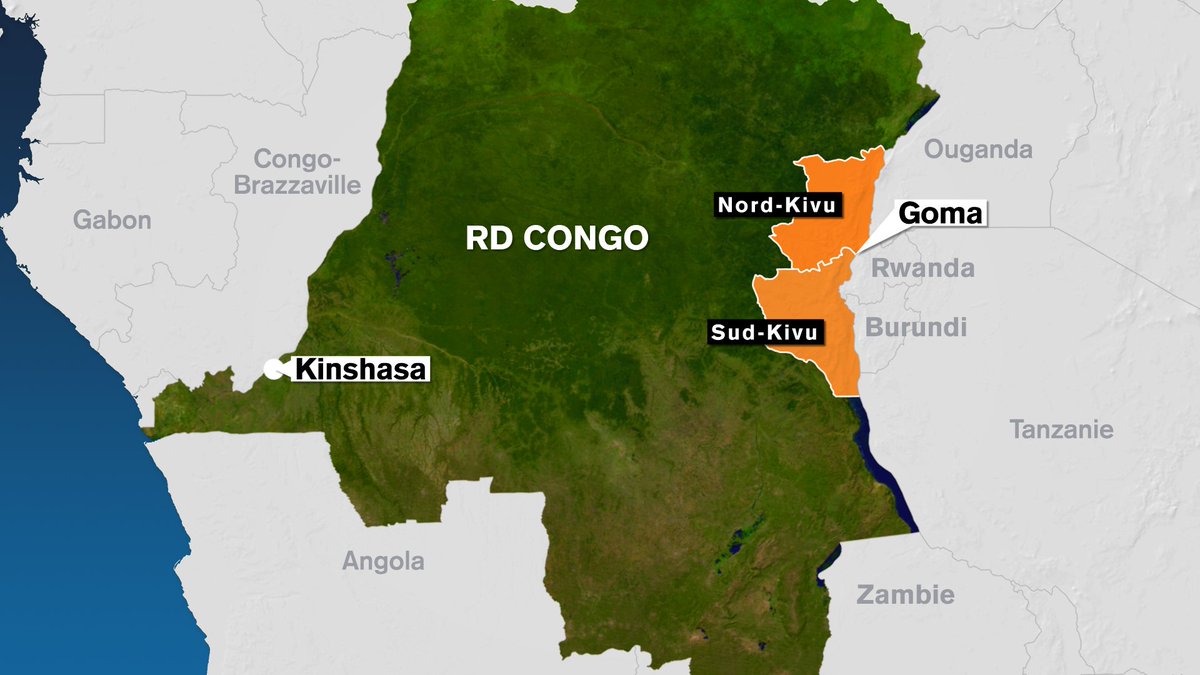 On dit "DANS L'EST du Congo". Pas "À L'EST". Goma, Bukavu, c'est dans l'est du Congo. 
Dire que c'est à l'est du Congo, cela implique tacitement que c'est à l'extérieur du Congo, et qu'on ne fait donc pas partie de ce pays !
Ça peut paraître anodin, mais cette différence est de