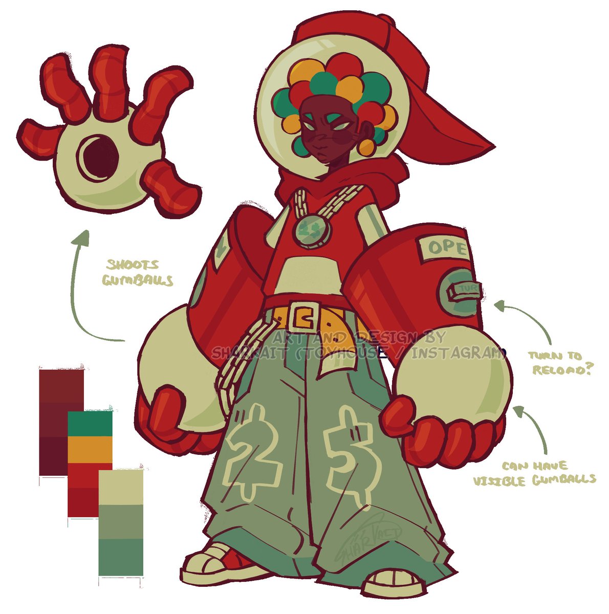 gumball girl
ufs/t on my toyhouse

#characterdesign #visdev #ocdesign #oc #originalcharacter #conceptart