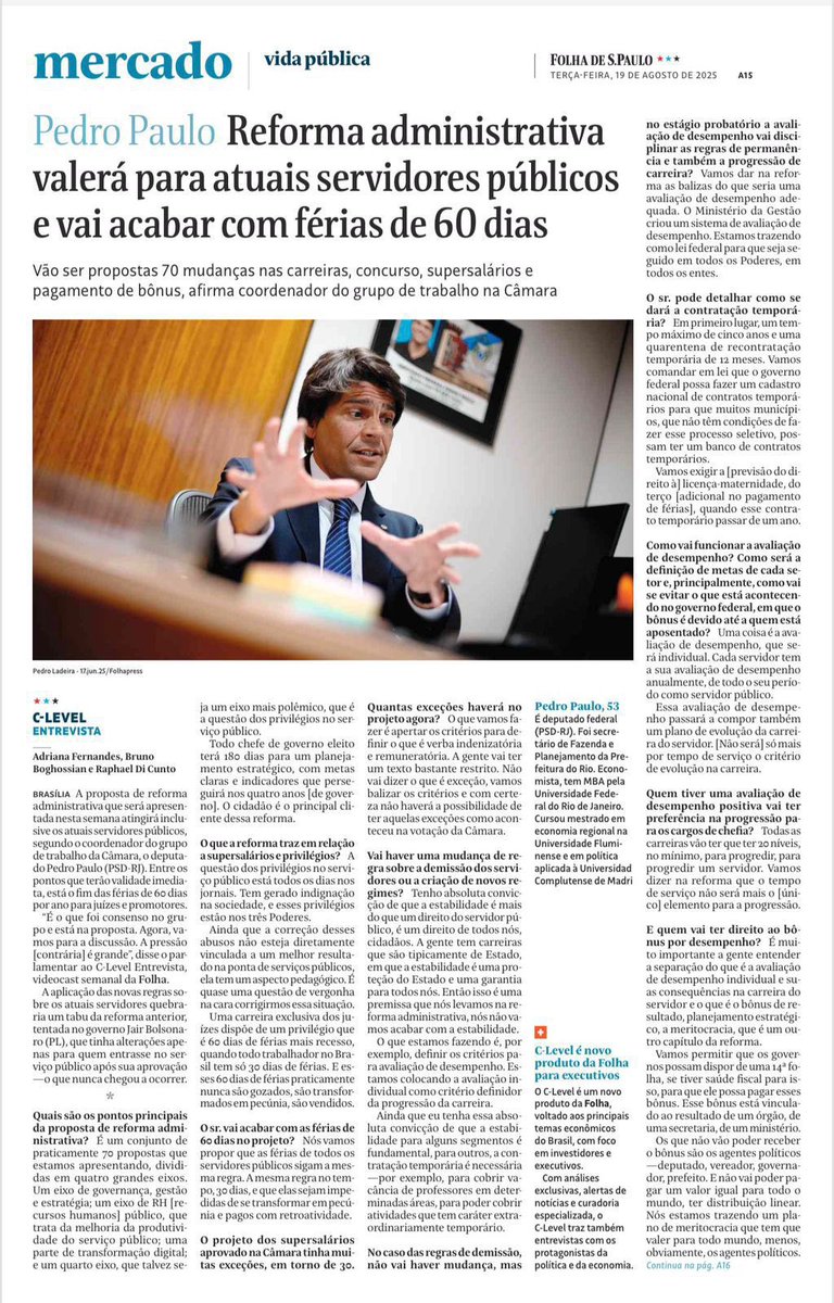 A estratégia das corporações é a seguinte: (1) criar “direitos” absurdos, como 60 dias de férias; (2) não exercer esses “direitos”; (3) ser indenizado pelo não exercício; (4) usar indenizações pra receber acima do teto sem pagar IRPF. A reforma administrativa tem q atacar isso.
