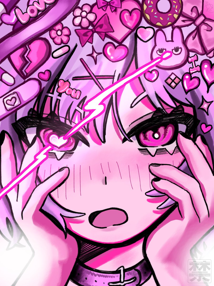 💓💘💖💞
 #イラスト
