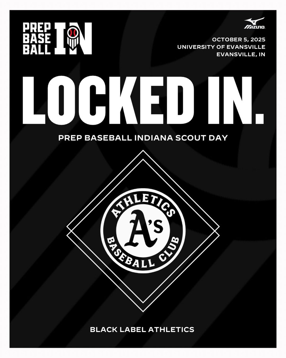Prep Baseball Indiana (@prepbaseballin) on Twitter photo ๐๐ฅ๐๐๐ค ๐๐๐๐๐ฅ ๐๐ญ๐ก๐ฅ๐๐ญ๐ข๐๐ฌ ๐๐๐จ๐ฎ๐ญ ๐๐๐ฒ
๐๏ธ Sunday, October 5th
๐ University of Evansville
โฐ 12:30 PM (CDT)
๐ค Black Label Athletics players
<a href="/BlackLabelAth/">Black Label Athletics</a> || <a href="/JasonMurf14/">Jason Murphy</a>
สแดษขษช๊ฑแดแดส สแดสแด๐
๐ loom.ly/wMhZPBw ๐๐ฅ๐๐๐ค ๐๐๐๐๐ฅ ๐๐ญ๐ก๐ฅ๐๐ญ๐ข๐๐ฌ ๐๐๐จ๐ฎ๐ญ ๐๐๐ฒ
๐๏ธ Sunday, October 5th
๐ University of Evansville
โฐ 12:30 PM (CDT)
๐ค Black Label Athletics players
<a href="/BlackLabelAth/">Black Label Athletics</a> || <a href="/JasonMurf14/">Jason Murphy</a>
สแดษขษช๊ฑแดแดส สแดสแด๐
๐ loom.ly/wMhZPBw
