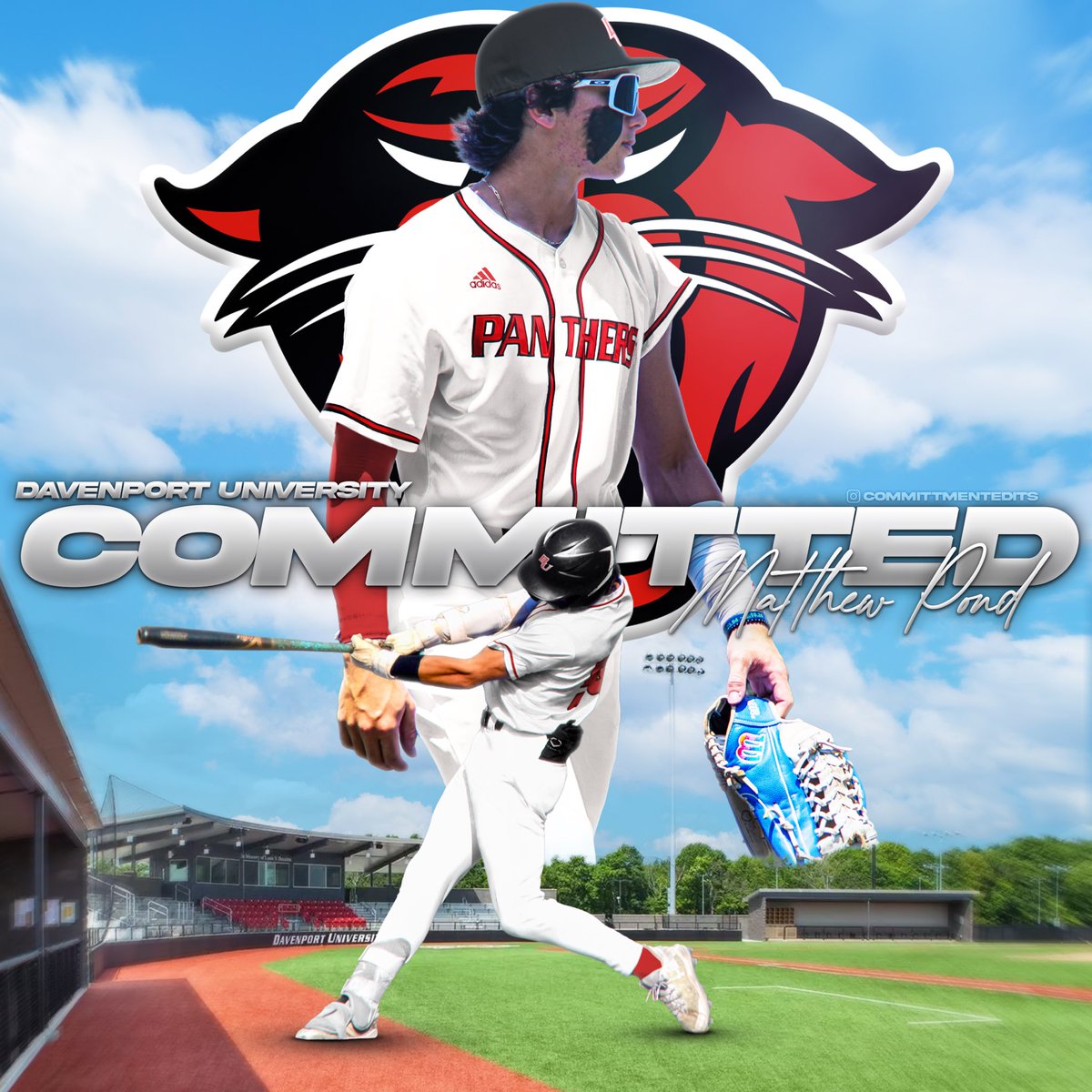 Matthew Pond (@matthew_pond28) on Twitter photo Excited to announce my commitment to Davenport University to continue my academic and athletic career! Grateful for the support from my family, coaches, and teammates who have helped me get here!
<a href="/DU_BSBALL/">Davenport Baseball</a> <a href="/KTidey42/">Kevin Tidey</a> <a href="/Anthony1Aloisio/">Anthony Aloisio</a> <a href="/RMcCosky/">Ryan McCosky</a> <a href="/coachcham11/">Rashad Cunningham</a> <a href="/CoachBennettLCA/">CoachBennett21</a> Excited to announce my commitment to Davenport University to continue my academic and athletic career! Grateful for the support from my family, coaches, and teammates who have helped me get here!
<a href="/DU_BSBALL/">Davenport Baseball</a> <a href="/KTidey42/">Kevin Tidey</a> <a href="/Anthony1Aloisio/">Anthony Aloisio</a> <a href="/RMcCosky/">Ryan McCosky</a> <a href="/coachcham11/">Rashad Cunningham</a> <a href="/CoachBennettLCA/">CoachBennett21</a>