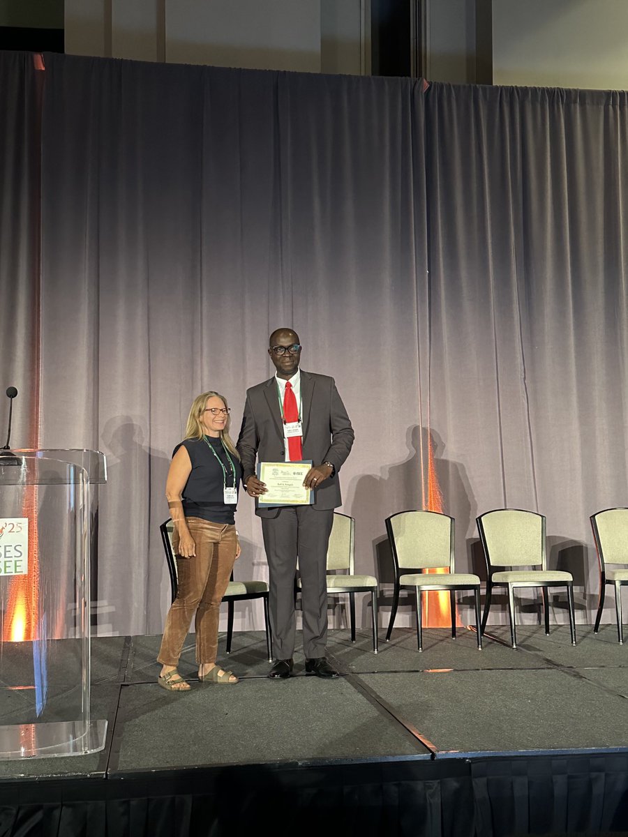 kofiamegah's tweet image. Today, I delivered a plenary lecture at the #ISES-ISEE2025 meeting on the topic “Air Quality and Environmental Health in Africa: The Ghana Example. It’s was a great honor and I did express my appreciation to the leadership of both societies and the organizers for the opportunity