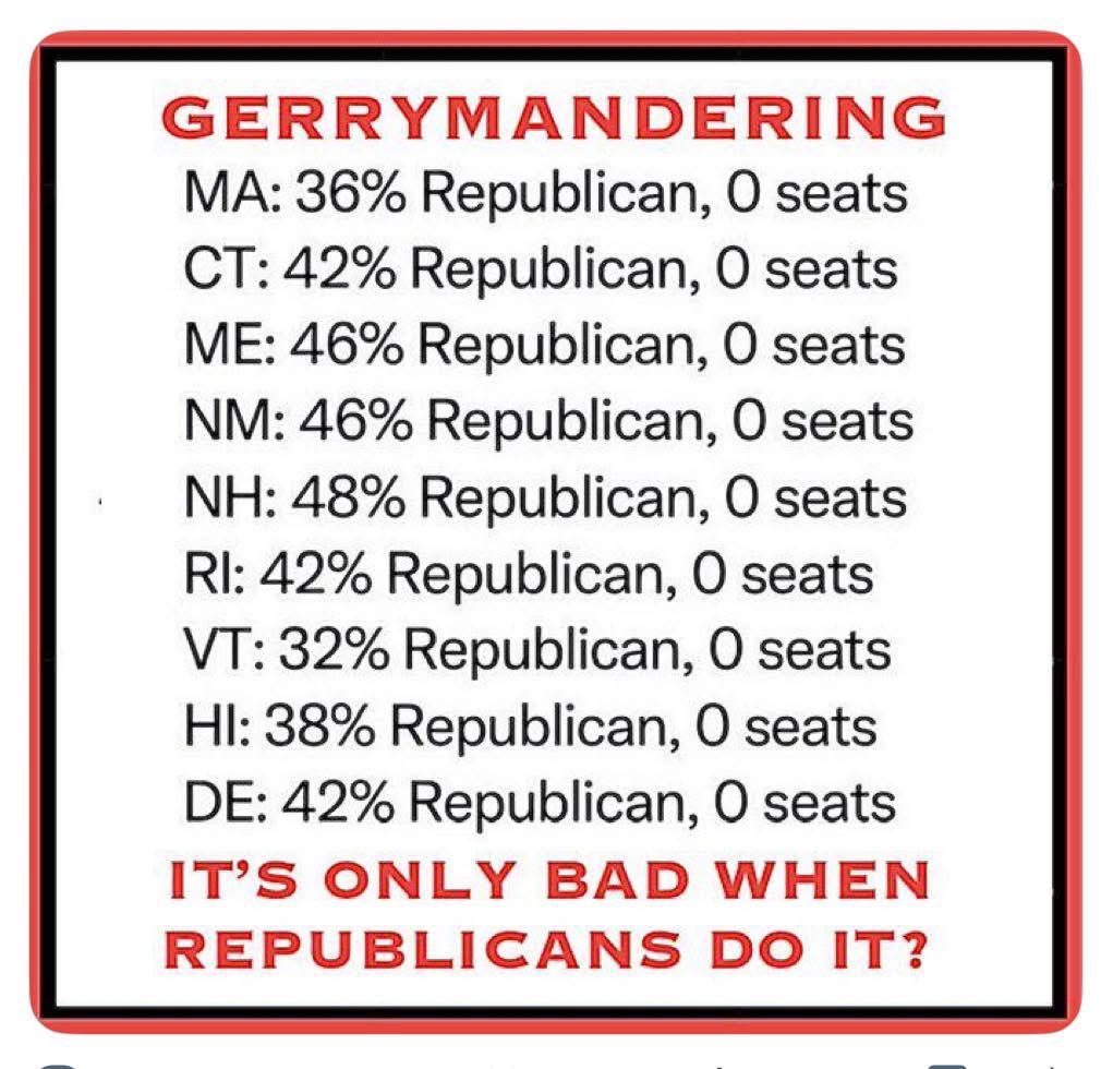 ShuffettGirl (@shuffettgirl) on Twitter photo <a href="/GavinNewsom/">Gavin Newsom</a> We all see who is responsible for the gerrymandering- why is it that only the blue states do this? You just keep shooting yourself in the foot. <a href="/GavinNewsom/">Gavin Newsom</a> We all see who is responsible for the gerrymandering- why is it that only the blue states do this? You just keep shooting yourself in the foot.