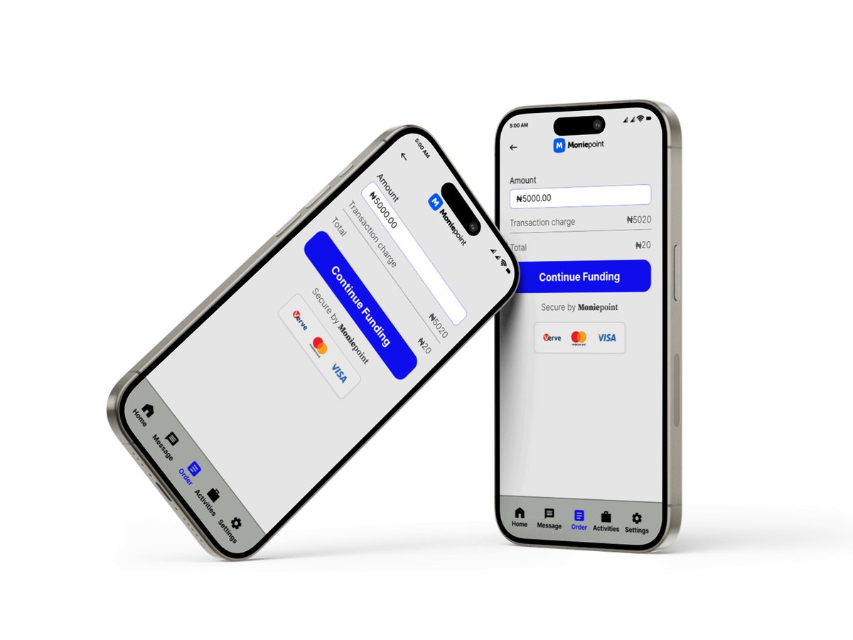 ZharnTech's tweet photo. A snippet view of the payment gateway to be integrated on the app
#BuildingTheBrand #UIDesign #uiuxdesign #startupNigeria #Moniepoint https://t.co/HwvVQ7T30D