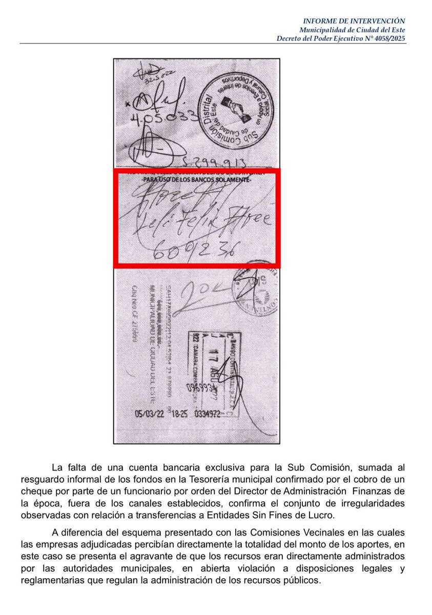 .#DicenQue 
Este es Fran Arrúa, pegado a Prieto hoy Presidente de #YoCreo, quien según la investigación ordenó a su secretaria ir a efectivizar unos 600 millones de guaraníes, cuando él era Director de Finanzas. Fue acusado por el Ministerio Público por la comisión del hecho
