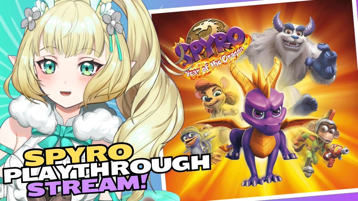 Been a while since I've played Spyro!! I'm excited to go back to playing it~ I'll be live at 8:00 pm EDT! See ya soon floofs!!✨🌱
🔴youtube.com/live/1Sp40jmmE…
🟣twitch.tv/chiyomoberi
