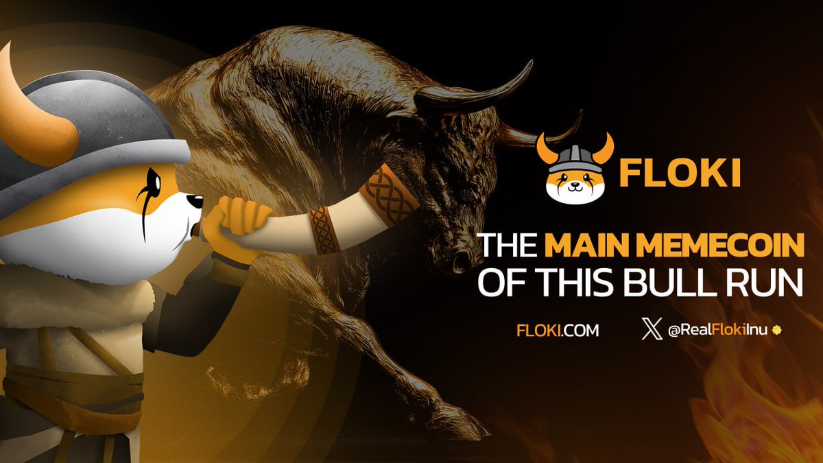 FLOKI as the main memecoin of this bull run