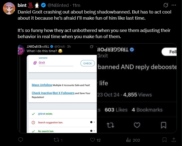 From the creators of: 'Take A Shot When Bint Mentions Kirsche'

Have now brought to you: 'Take A Shot When Bint Mentions <a href="/Grxit/">ꓕNIOԀꓤƎ⅁⅁Iꓤꓕ</a> '! 

(you will die of alcohol poisoning😭)