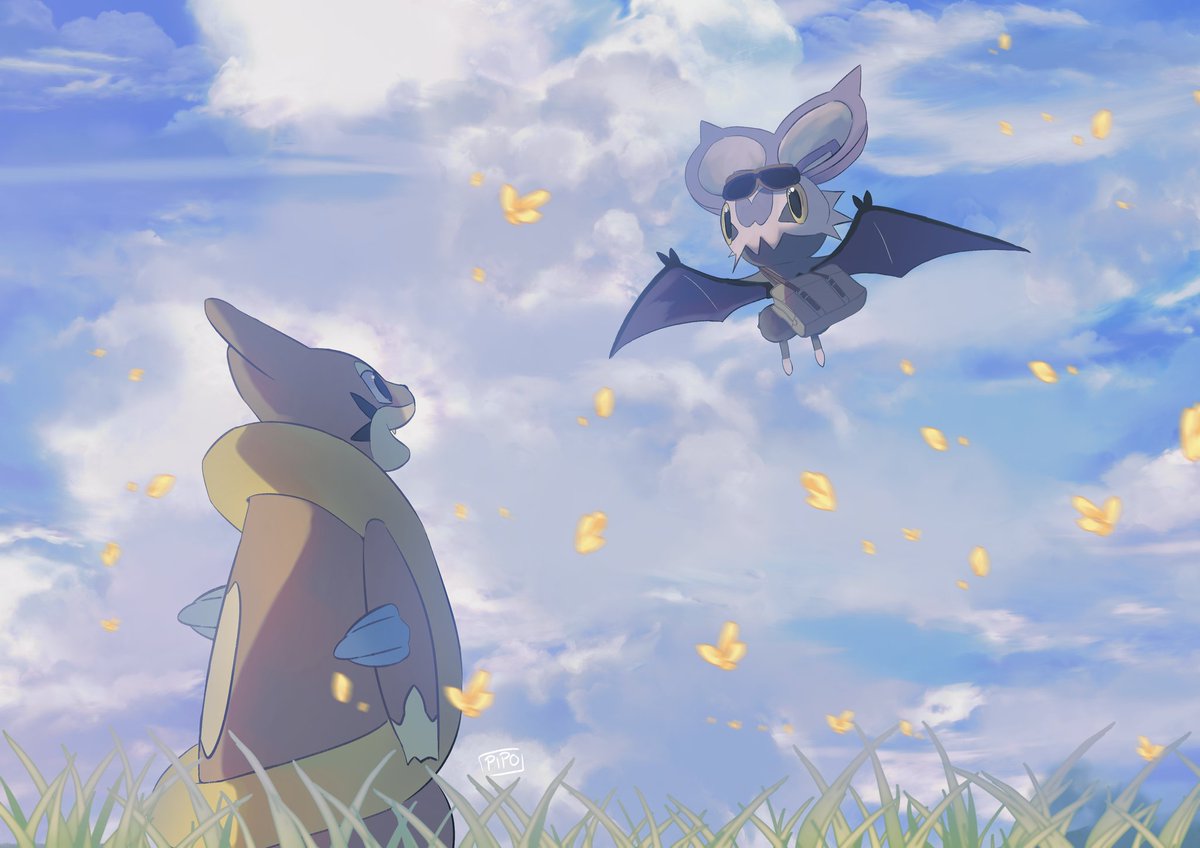 Pipo_opiP's tweet photo. a gift for my bro!!!!!!! @40Youris 
(⁠･⁠–⁠･⁠)⁠ ⁠\⁠(⁠･⁠◡⁠･⁠)⁠/
#Pokemon #pokemonfanart https://t.co/ALvus0iWiP