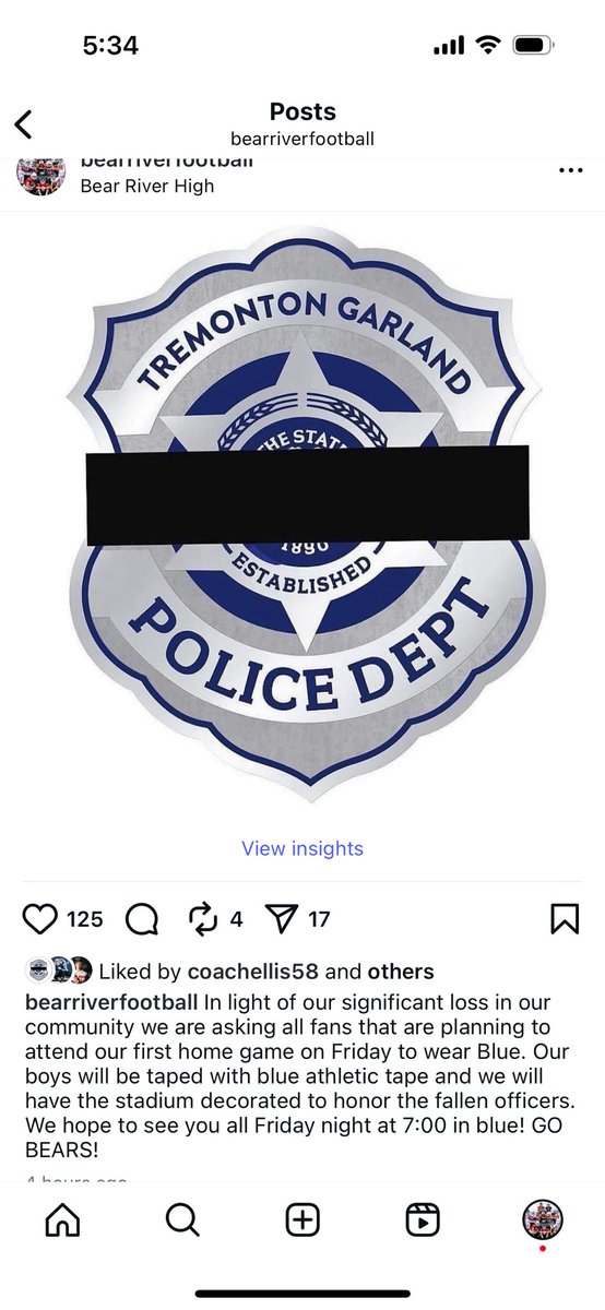 Wear Blue on Friday! 🔵💔✊🏻
