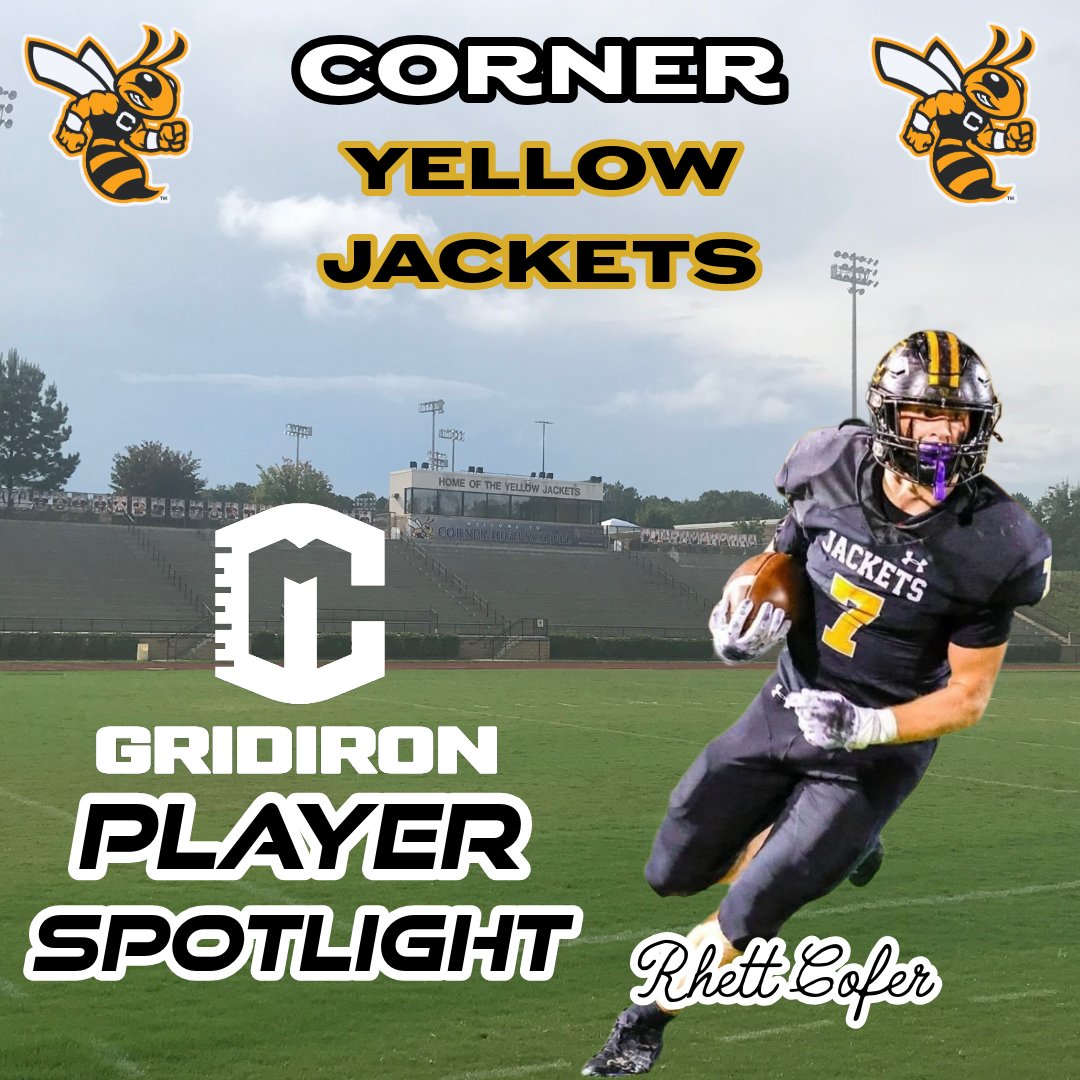 CM Gridiron Player Spotlight
Presented By: j &amp; b Printing, LLC

🔥 CM Gridiron Player Spotlight: Rhett Cofer 🔥

The Corner Yellow Jackets are coming into 2025 with one mission—bring home a state title—and senior Rhett Cofer is the hammer driving that mindset. A relentless force