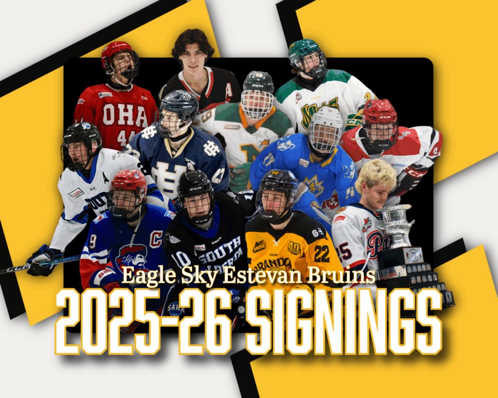 estevanbruins's tweet image. Get to know about the newest Bruins in what promises to be a loaded rookie class! 🤩

Check out our recent rookie signings from the summer, with full story available now on our website &amp;amp; on the Bruins’ App! (🔗⤵️) 

estevanbruins.com/bruins-announc…

Welcome to Estevan, gentlemen!! 🤝🎉