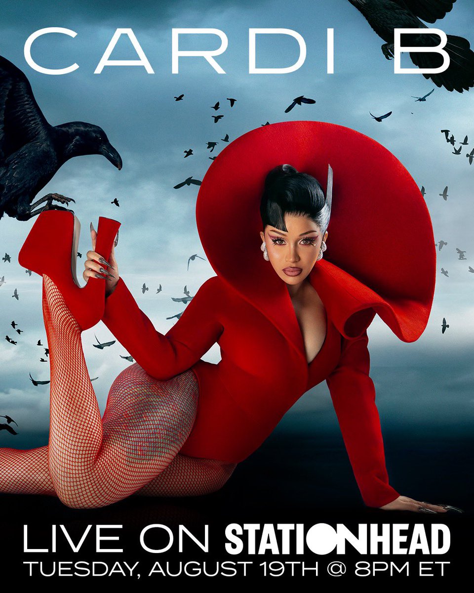 BARDI GANG! It’s been a minute since we had a PARTY WITH CARDI on Stationhead.. so I’ll see y’all at 8pm EST my little twinkle toes!!! share.stationhead.com/btjser6eklwn