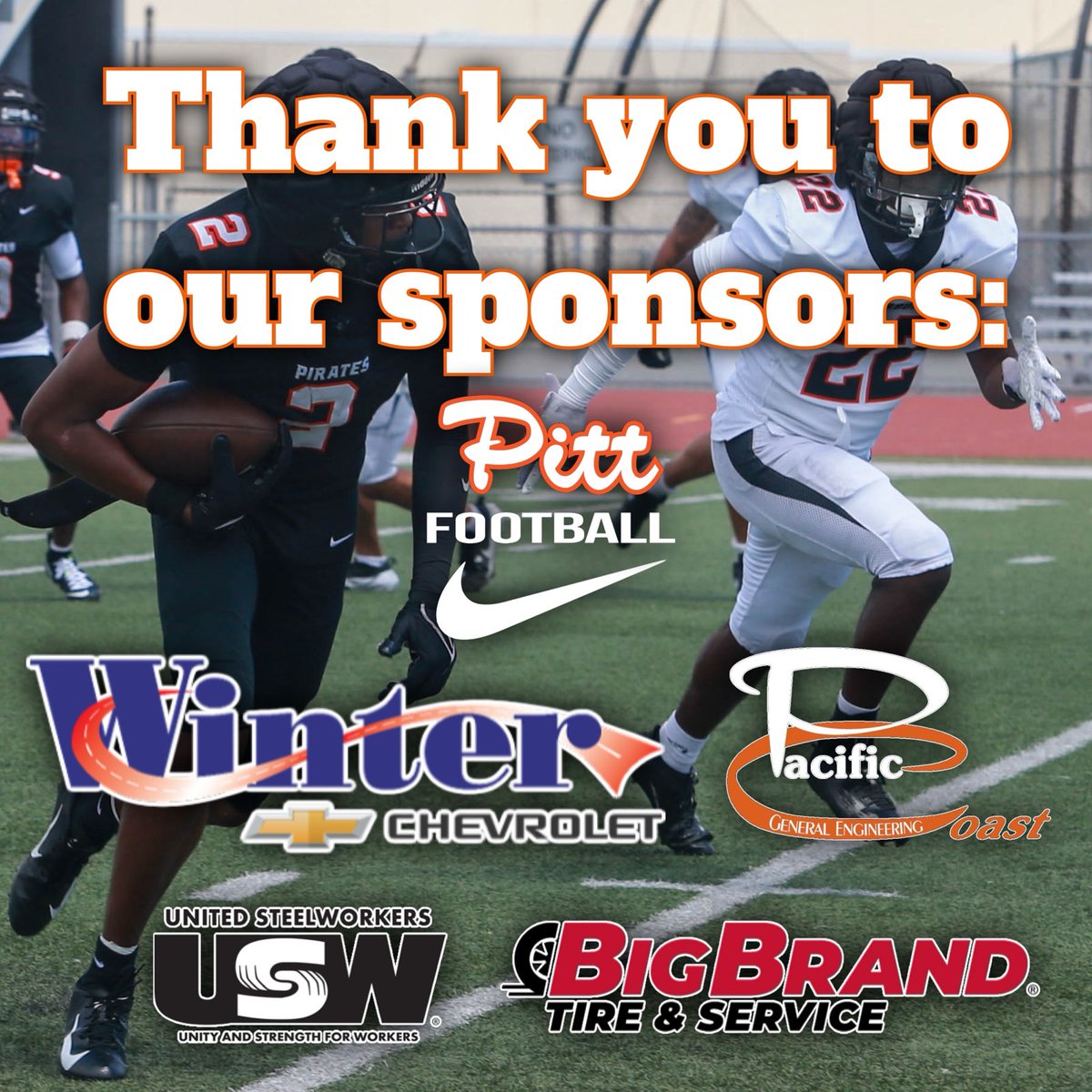 Friday night lights kicks off this Friday in Pirate Stadium! Join us for our annual Pirate Jamboree as the Pirates wrap up the preseason with a scrimmage against Bishop O'Dowd, Balboa, and Bethel HS. #101YearsOfWinning #HoistTheColors #PITT 🏴‍☠️🏈🅿️🌎🏈🏴‍☠️