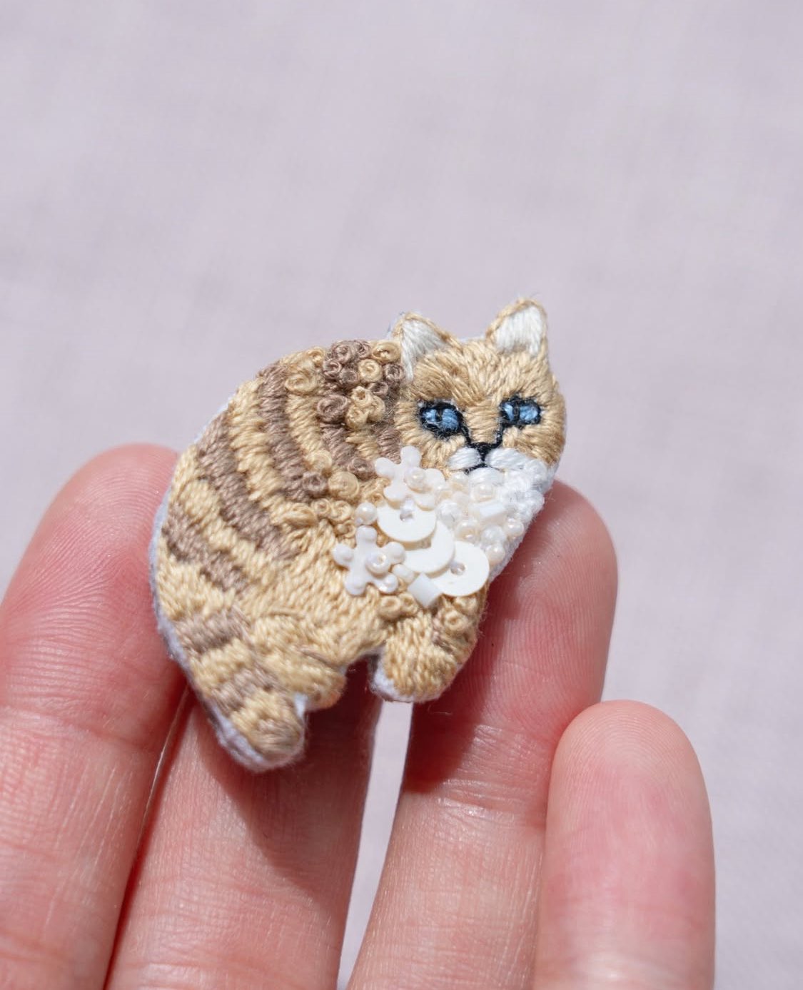 アンティークキルト＆アニマル刺繍わんちゃん♡ねこちゃんハンドメイド