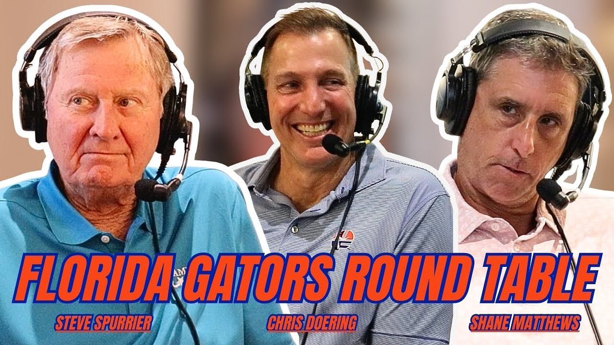 In case you missed it this morning… GATORS ROUND TABLE IS BACK! 🐊

Steve Spurrier, Chris Doering, Shane Matthews, and host Dan Hicken break down the Gators’ challenging schedule, DJ Lagway’s health, and much more.

🎥 Watch the full episode here: youtu.be/UKXzjZIYeb4?si…
