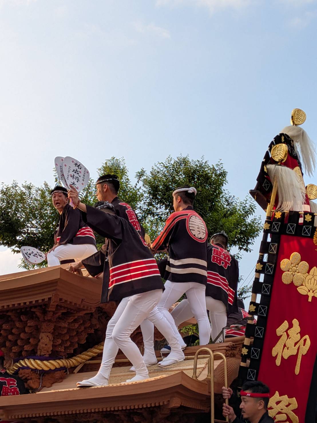 岸和田だんじり旧市五軒屋町青年団法被 岸和田だんじり旧市五軒屋町