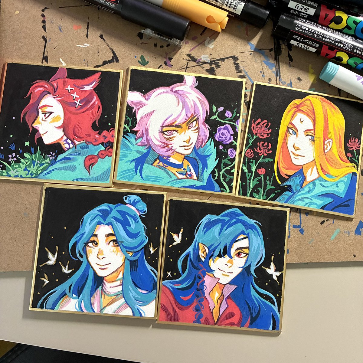 making some mini portraits for anyc!!