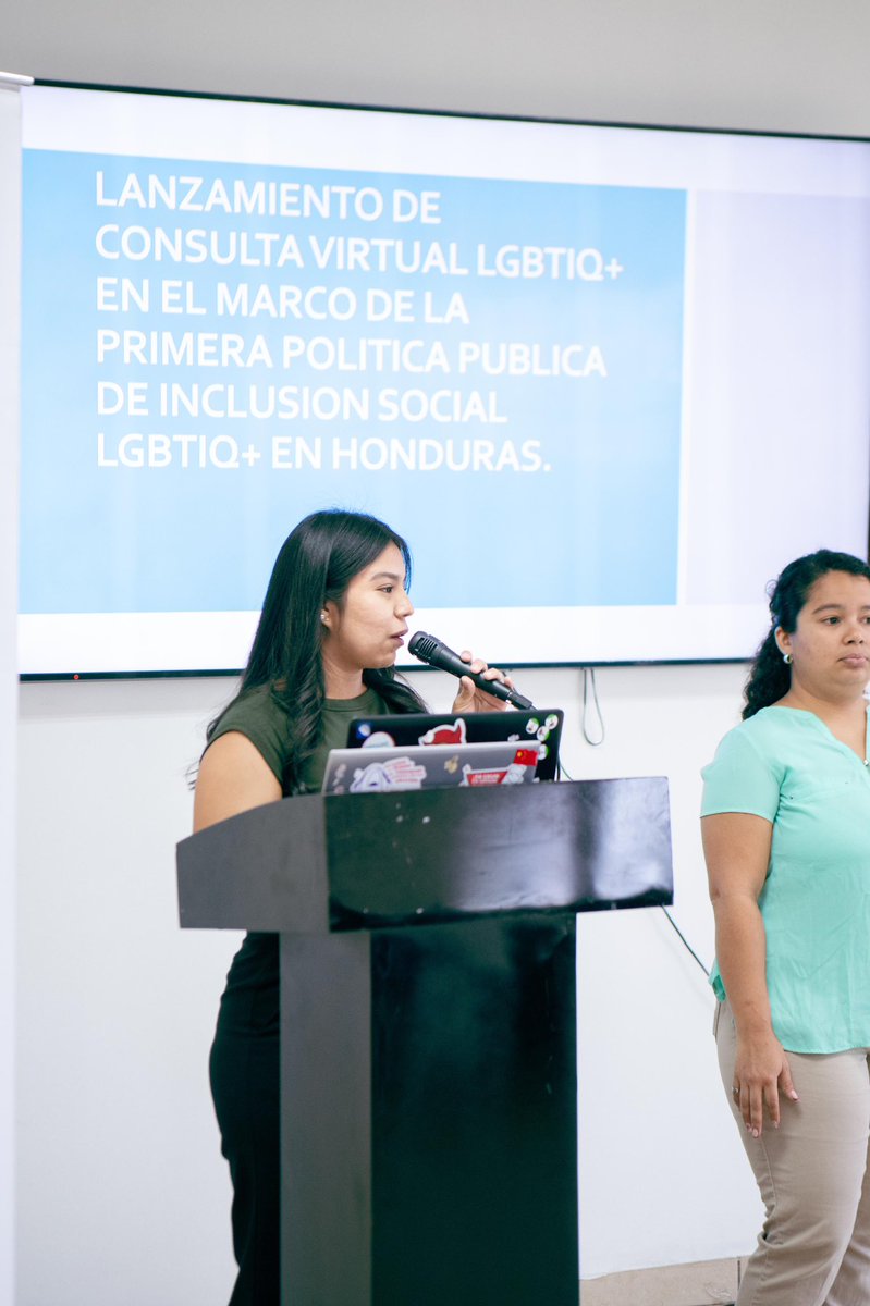 igualeshn's tweet photo. Participamos en el lanzamiento de la Encuesta Digital Nacional, un paso fundamental hacia la creación de la primera política pública LGBTIQ+ en el país, Iniciativa liderada por @Sedesolhn y la Mesa de Políticas Públicas para la Inclusión @MirthaGutirre10 @JavCarringtonHn https://t.co/4obvS8CQGN