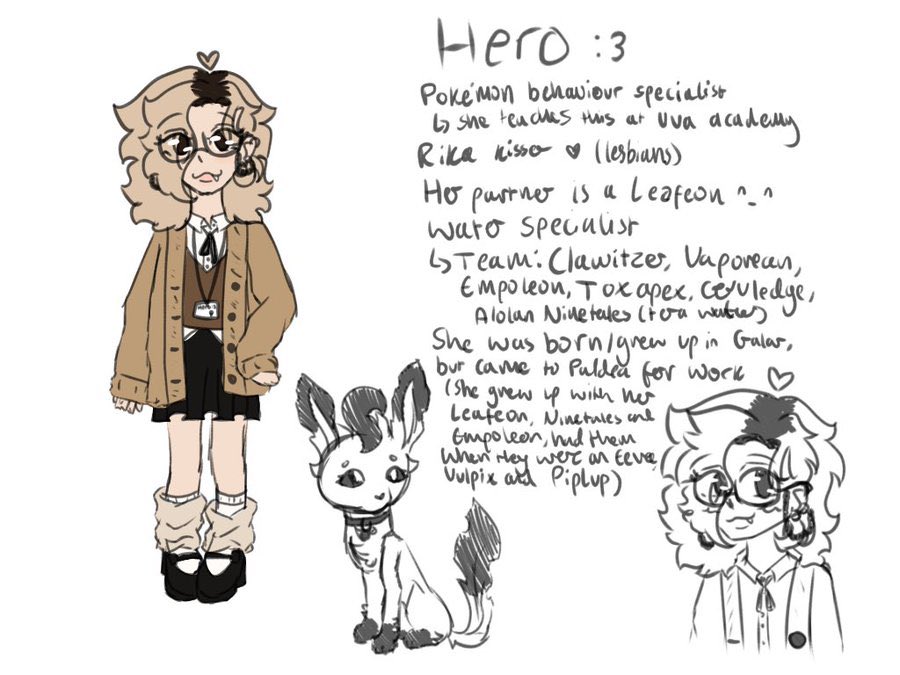 avensribbon's tweet photo. Tbh. This is my polemon sona do you guys like her https://t.co/RFBWXsaEPe