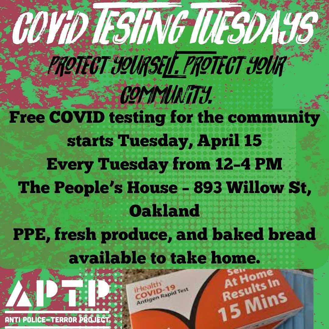 DEC0L0NIZE's tweet image. via @realcatbrooks (threads):

The Bay Areas uptick in COVID cases is outpacing the state! Testing is a critical way to #stopthespread FREE TESTING at The People’s House EVERY Tuesday.  Spread the word and slide through!